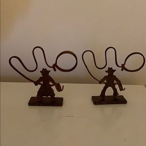 Cowgirl and Cowboy Placecard/Photo Holder